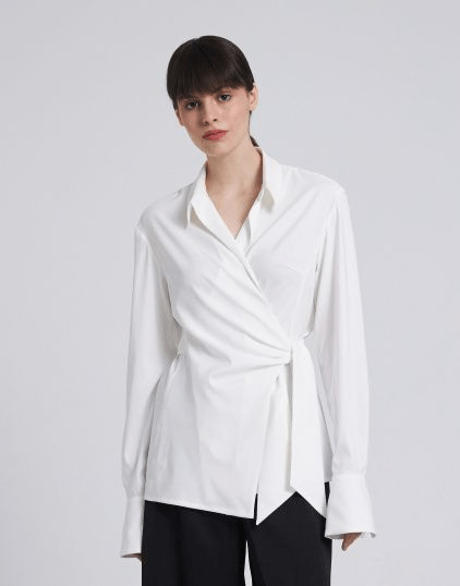 WRAP OVER TIE FRONT SHIRT STYLE CO-ORD SET