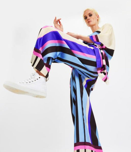 BARCODE SATIN SILK CO-ORD SET