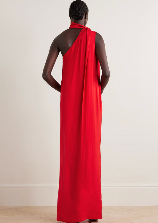 LUX VISCOSE SILK RED DRESS