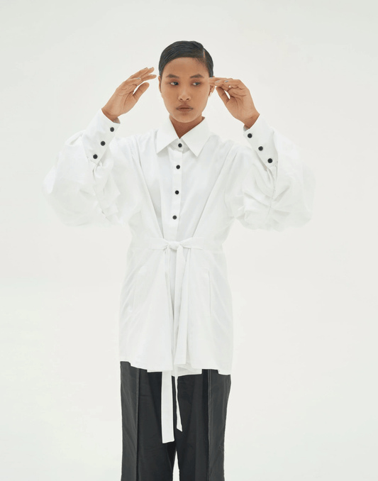 UPSCALE SHIRT-STYLE DRESS