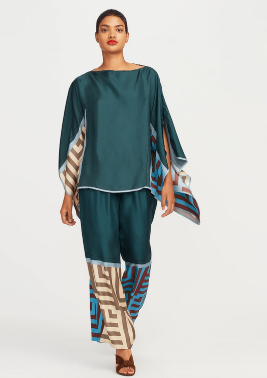 GAMA NOCTURNE: PREMIUM SILK WOMENS CO-ORD SET