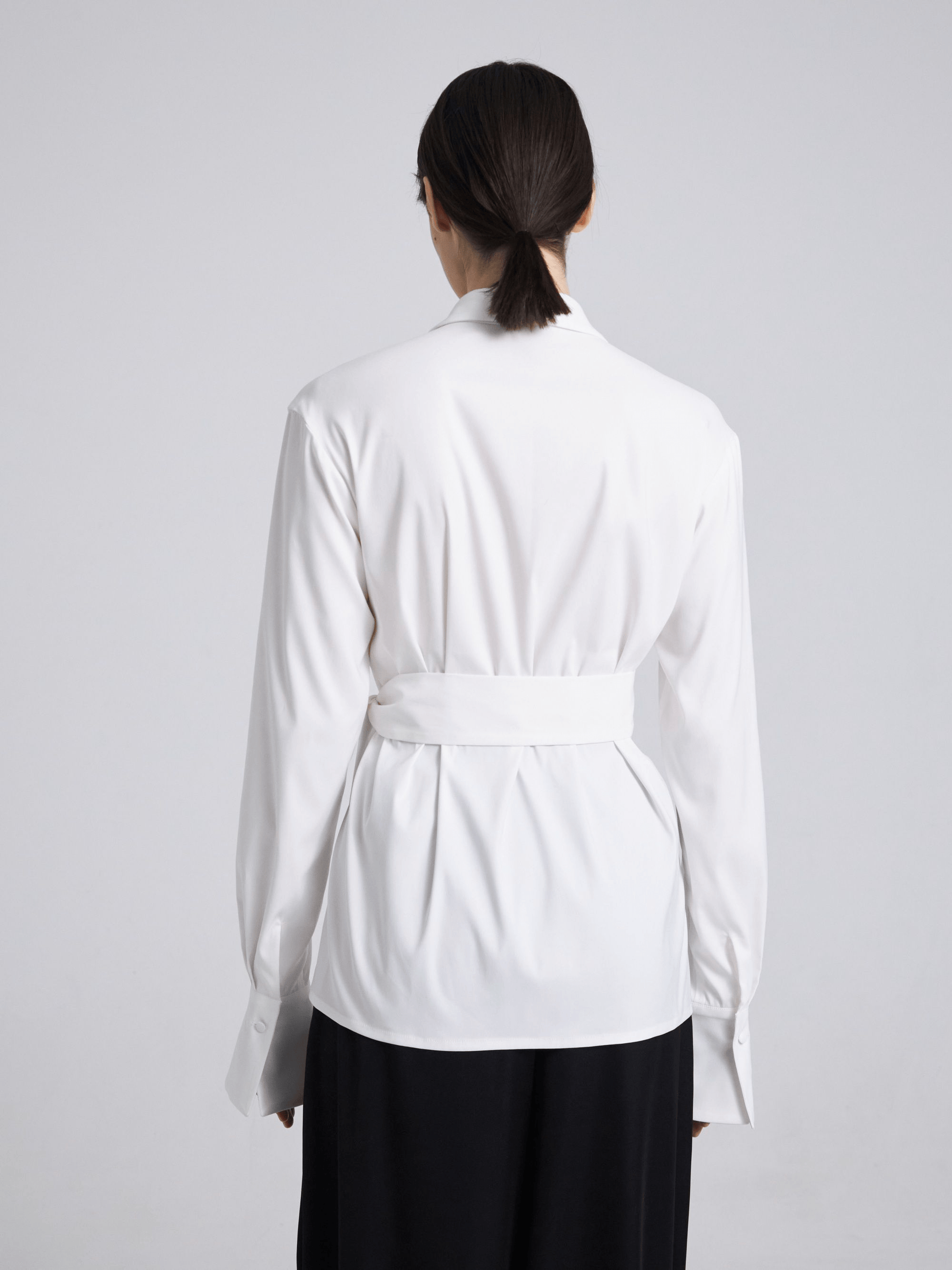 WRAP OVER TIE FRONT SHIRT STYLE CO-ORD SET