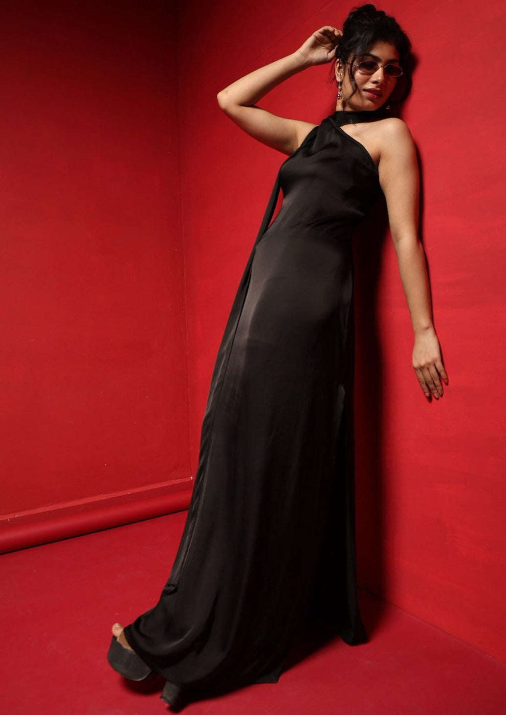 LUX VISCOSE SILK DRESS