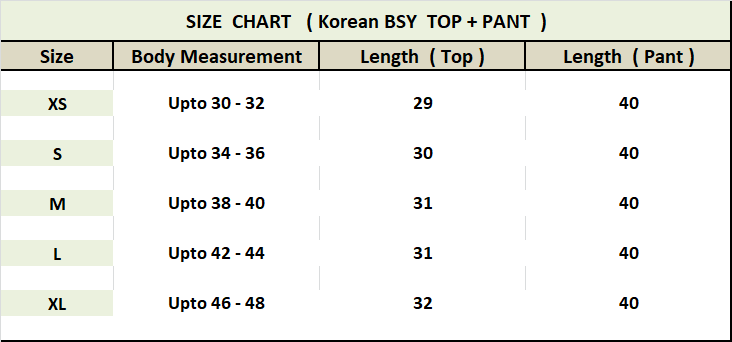 WOMEN'S KOREAN BSY CO-ORD SET