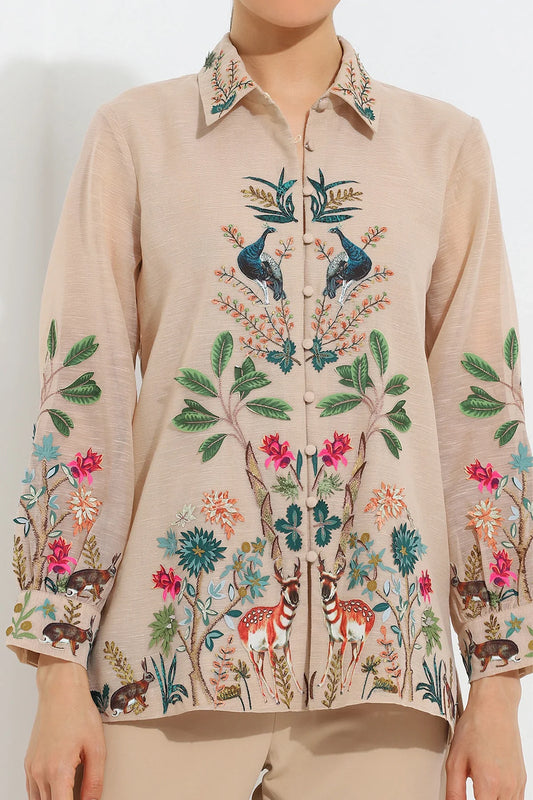 Wild Elegance Linen Coord Set